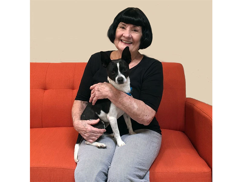 Bruno dog adopted August 2019 through our Seniors for Seniors Program