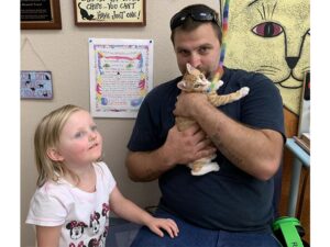 Dean Martin cat adopted October 2019