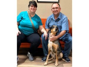Maggie dog adopted February 2020