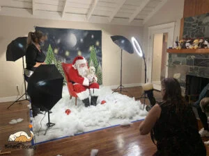 Janice Carabine taking holiday pet portraits
