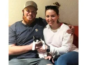Cosmo cat adopted December 2020