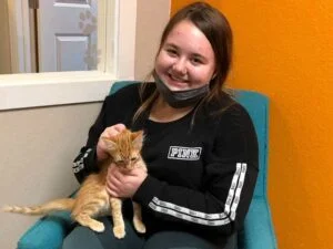 Paprika cat adopted December 2020