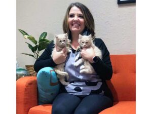 Pixie and Dixie cats adopted October 2020