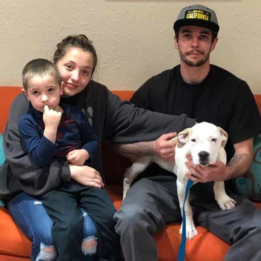 Petey dog adopted March 24 2021
