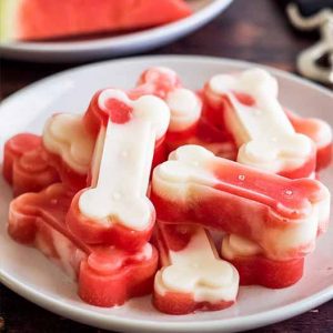 Home made watermelon pops can help cool down your dog