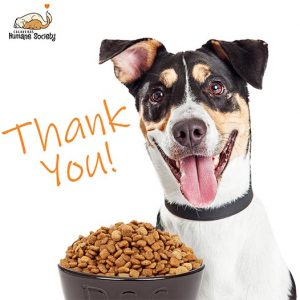 Thank you for your pet food drive donations